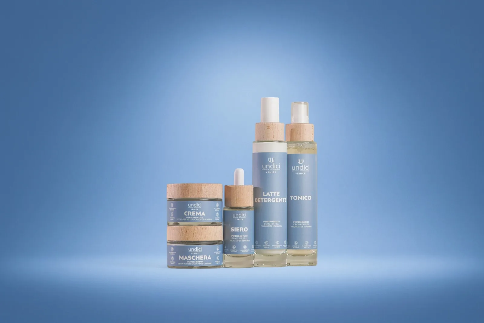 Linie Gesicht — Creme, Serum, Maske, Reinigungsmilch, Gesichtswasser